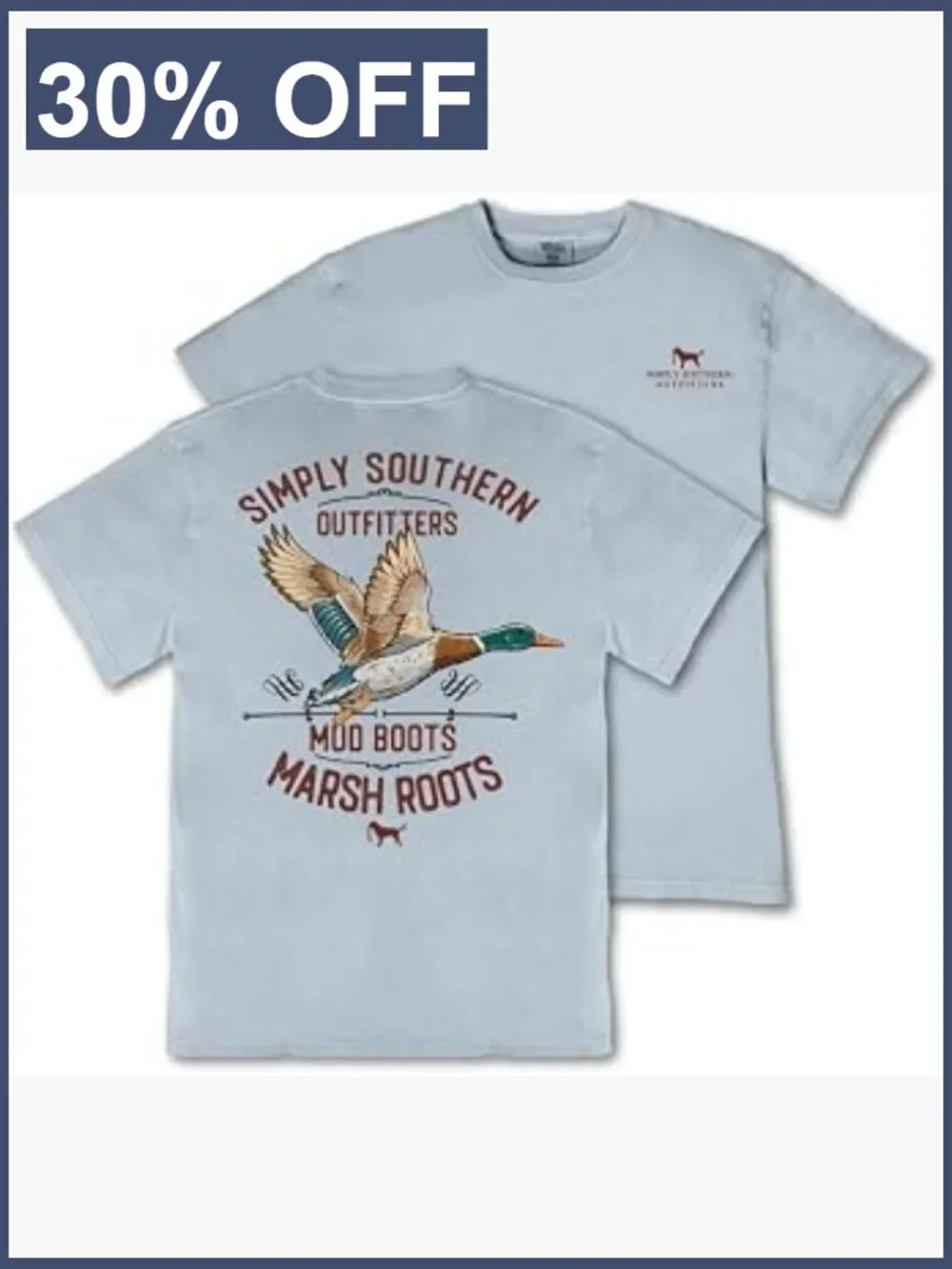Youth Mud Boots Marsh Roots Duck Graphic Tee Outdoor Style